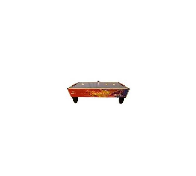 SHELTI GOLD STANDARD GOLD FLARE PRO Air Hockey Table COINOP SIDE